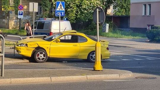 Planty. Zderzenie dwóch pojazdów