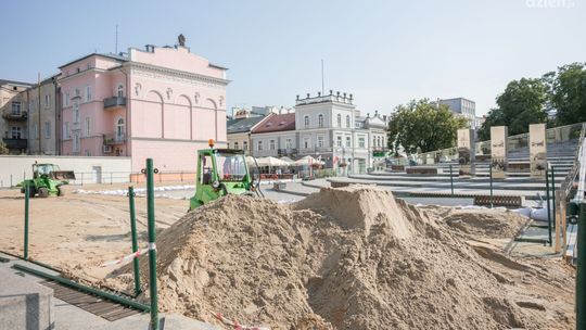 Plażówka na fontannach