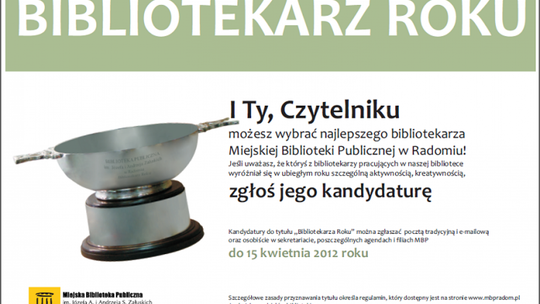 Plebiscyt Miejskiej Biblioteki Publicznej w Radomiu