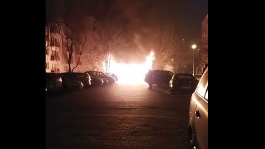 Płoną śmietniki przy ul. Kosowskiej