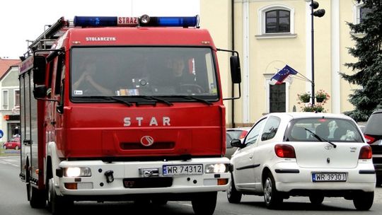 Płonął samochód na alei Grzecznarowskiego