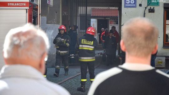 Płonęło poddasze przy ulicy Żeromskiego!