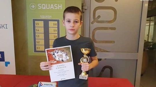 Podium Daniela Kwietnia w Międzynarodowym Turnieju TE skrzatów