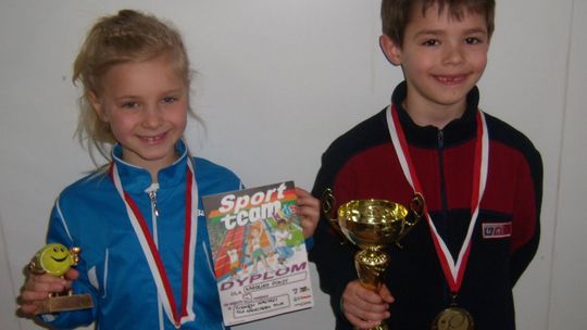 Podium najmłodszych zawodników RKT Return w Warszawie