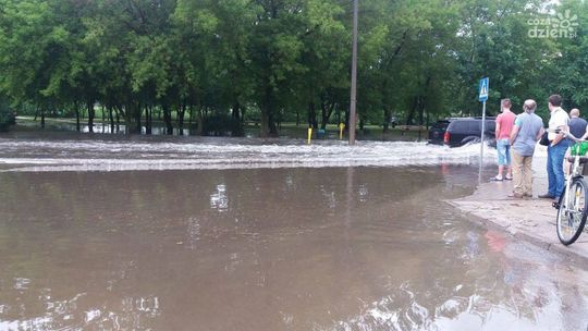 Podtopienia po ulewie- zdjęcia czytelników
