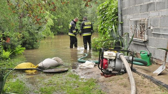 Podtopiony Radom. Ok. 100 interwencji strażaków