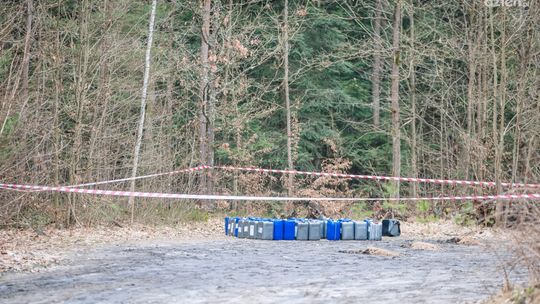 Pojemniki z chemikaliami w puszczy. Są wyniki badań