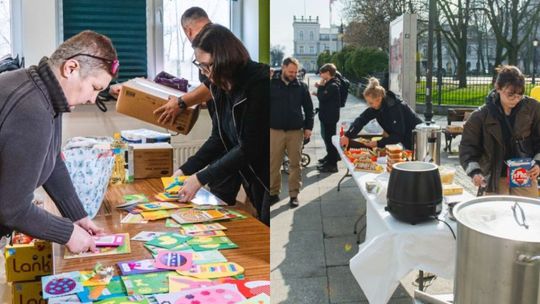 Połączyli siły aby pomóc w czasie świąt