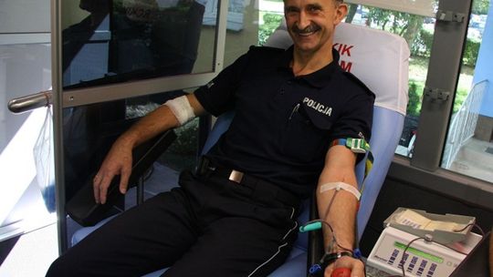 Polała się policyjna krew