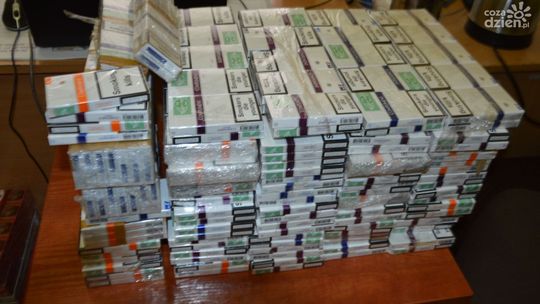 Policjanci zabezpieczyli ponad 2 tys. paczek papierosów