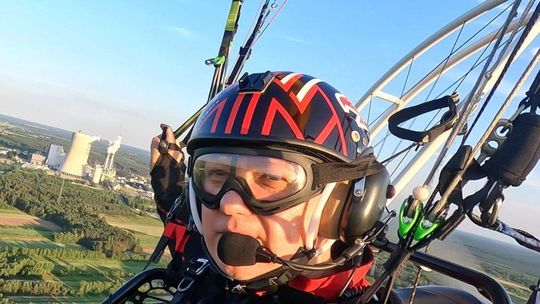 Policjant-lotnik zauważył pożar z powietrza [FOTO/WIDEO]