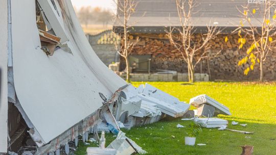 Pomoc dla rodziny po wybuchu w domu