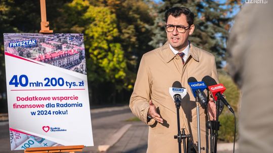 Ponad 40 mln zł dla Radomia Ponad 40 mln zł dla Radomia