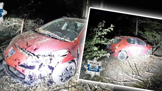 Pościg ulicami Radomia. Pijany kierowca bez uprawnień próbował uciec policji