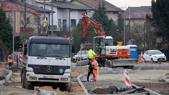Postępują prace na ul. Idalińskiej. Droga wciąż zamknięta dla ruchu Postępują prace na ul. Idalińskiej. Droga wciąż zamknięta dla ruchu