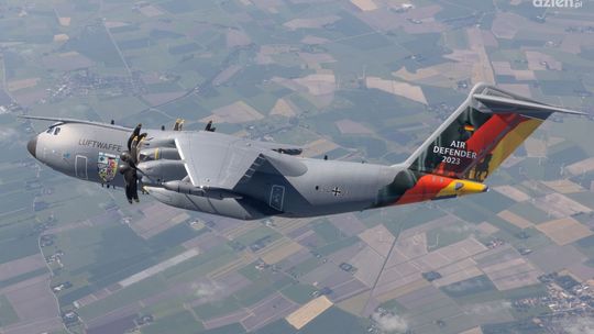 Potężny niemiecki samolot na Air Show 2023