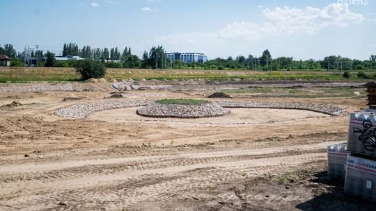 Potok Północny. Zaawansowane prace na polderze [foto, wideo]