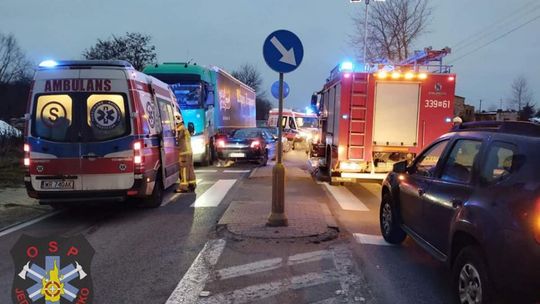 Potrącenie dwóch osób w Antoniówce