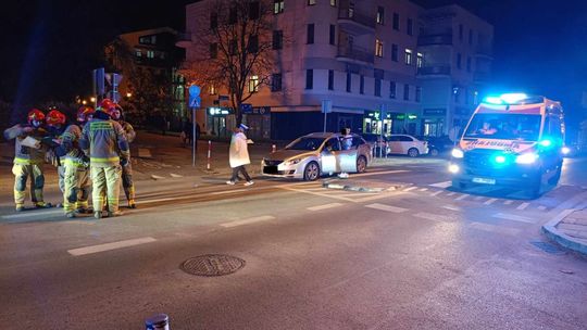 Potrącenie na przejściu