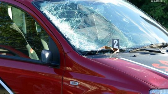 Potrącenie na Warszawskiej