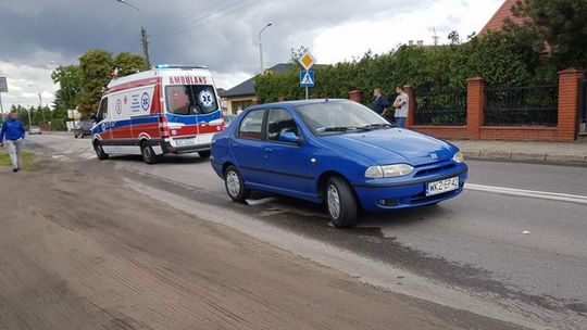 Potrącenie pieszego na Wolanowskiej