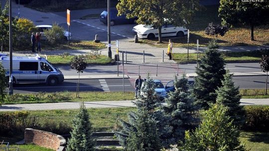 Potrącenie pieszej na ulicy Jana Pawła II