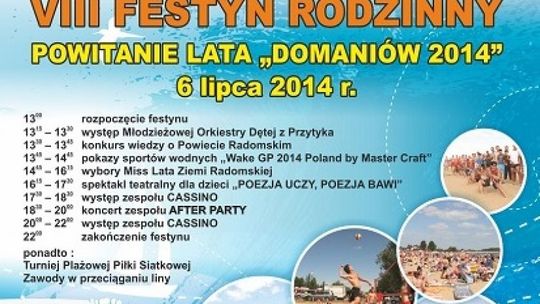 Powitanie Lata w Domaniowie już 6 lipca