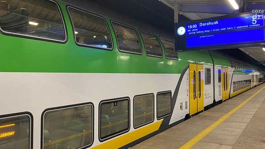 Powrót 3. pociągu humanitarnego Kolei Mazowieckich