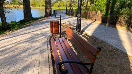 Powstał bulwar nad jeziorem w Białobrzegach