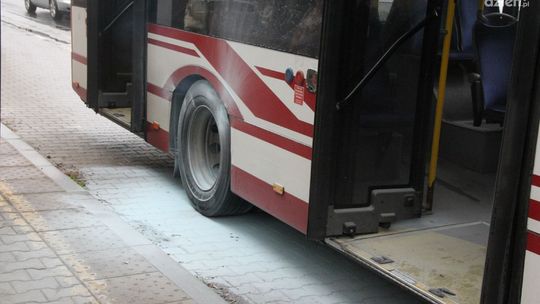 Pożar autobusu na Okulickiego