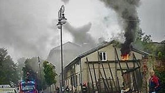 Pożar budynku przy ul. Reja