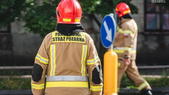 Pożar domu koło Iłży