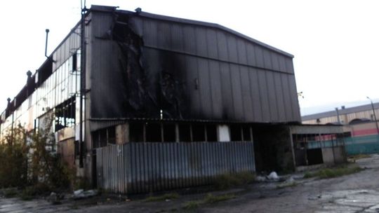 Pożar hali na ulicy Tokarskiej!