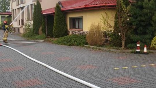 Pożar hotelu. Straty na 1,5 mln zł