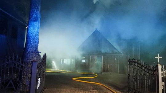 Pożar kościoła w Chynowie