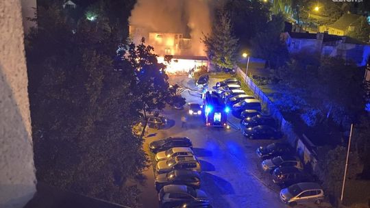 Pożar na Sikorskiego. Straty wyceniono na ponad 100 tys. zł