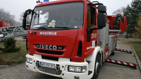 Pożar na ul. Mokrej!