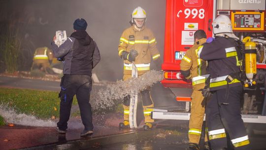 Pożar na Wolanowskiej Pożar na Wolanowskiej