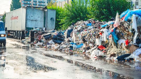 Pożar naczepy na os. Akademickim
