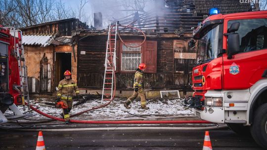 Pożar przy Limanowskiego