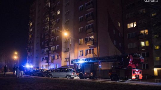 Pożar przy ul. Cichej na Plantach (AKTUALIZACJA)