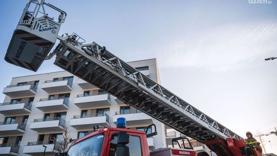 Pożar przy ul. Listopadowej. Deweloper zgłosił sprawę policji
