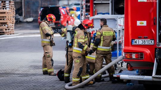 Pożar przy ul. Przytyckiej