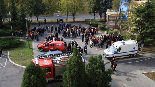 Pożar w Komendzie Wojewódzkiej Policji!