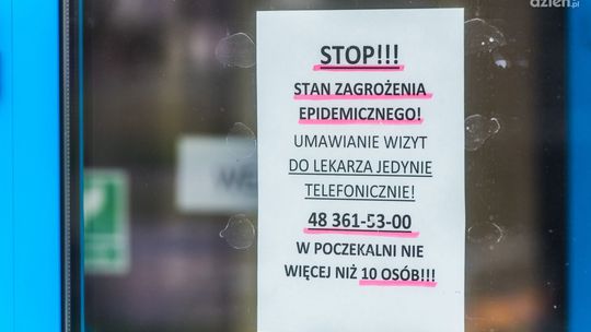 Praca szpitali w powiecie 