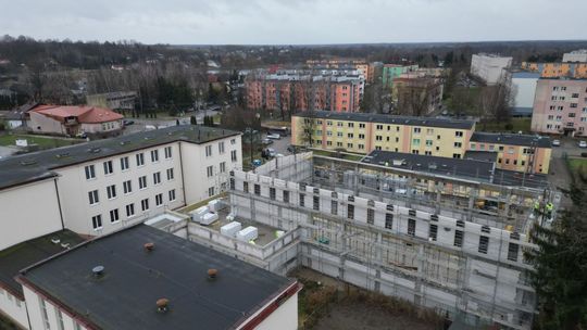 Prace przy budowie hali sportowej w Iłży idą zgodnie z planem