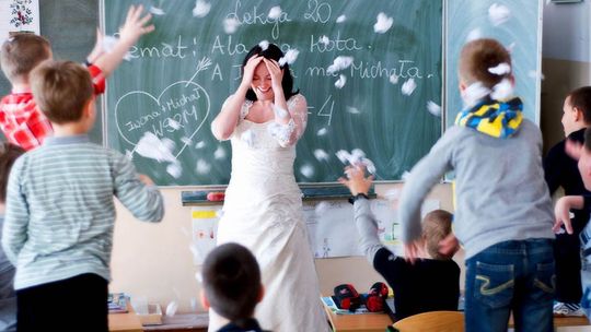 Prawa ręka pary młodej