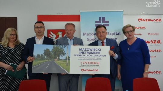 Prawie 1,3 mln zł na przebudowę drogi w powiecie przysuskim