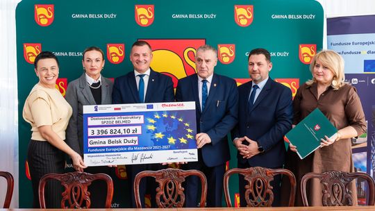 Prawie 3,4 mln zł dla gminy Belsk Duży Prawie 3,4 mln zł dla gminy Belsk Duży