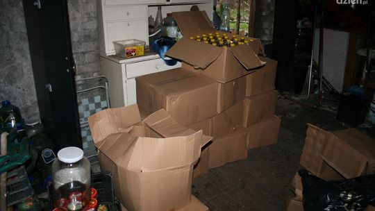 Prawie 700 litrów nielegalnego spirytusu!